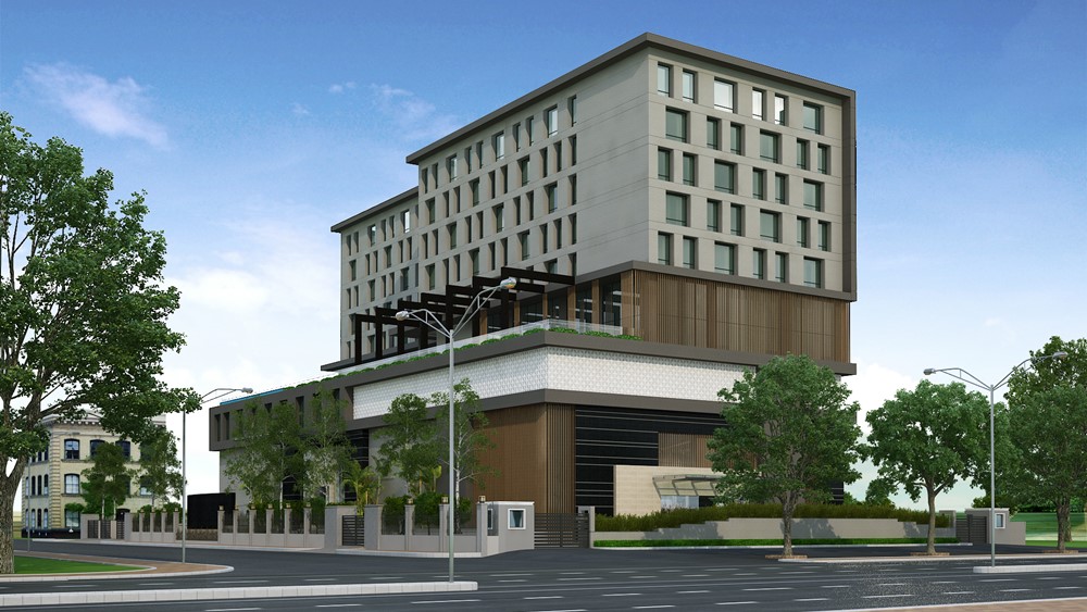 Mr. A.K. Das Boutique Hotel Architecture in Bhubaneswar by Z-Axis