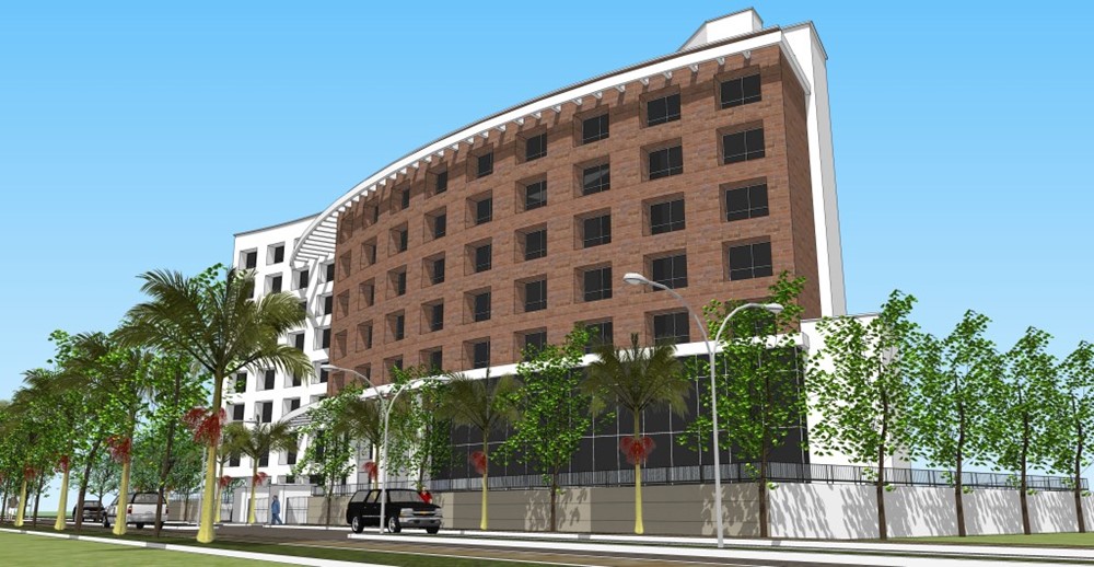 Mr. Raj Parik Hotel detail photograph by Z-Axis Architects