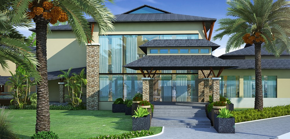 Suryaprava Club Town detail photograph by Z-Axis Architects