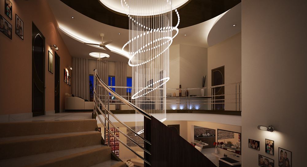 Vinod Singal Residence Interior by Z-Axis Architects