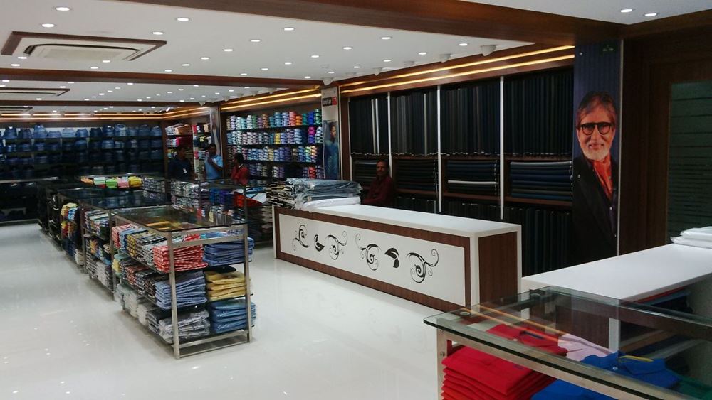 Bhatia Cloth Store Showroom detail photograph by Z-Axis Architects