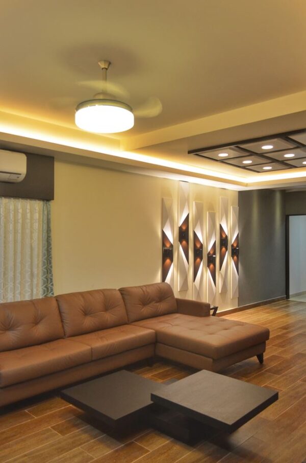 Pawan Agarwal Residence — Utkal Heights detail photograph by Z-Axis Architects
