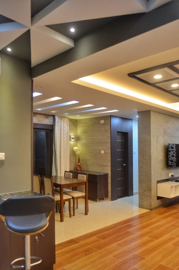 Pawan Agarwal Residence — Utkal Heights detail photograph by Z-Axis Architects