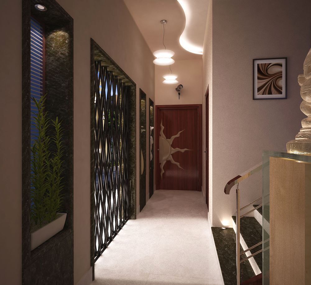 Vinod Singal Residence detail photograph by Z-Axis Architects